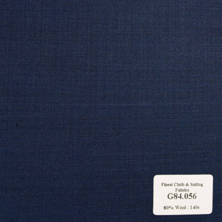 G84.056 Kevinlli V7 - Vải Suit 80% Wool - Xanh navy